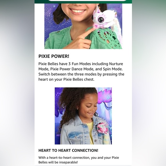 Pixie Belles - Interactive Enchanted Animal Toy, Aurora (Turquoise) - Picture 14 of 15